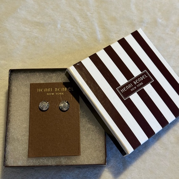 Henri Bendel Sparkling Silver Earrings - Picture 7 of 7